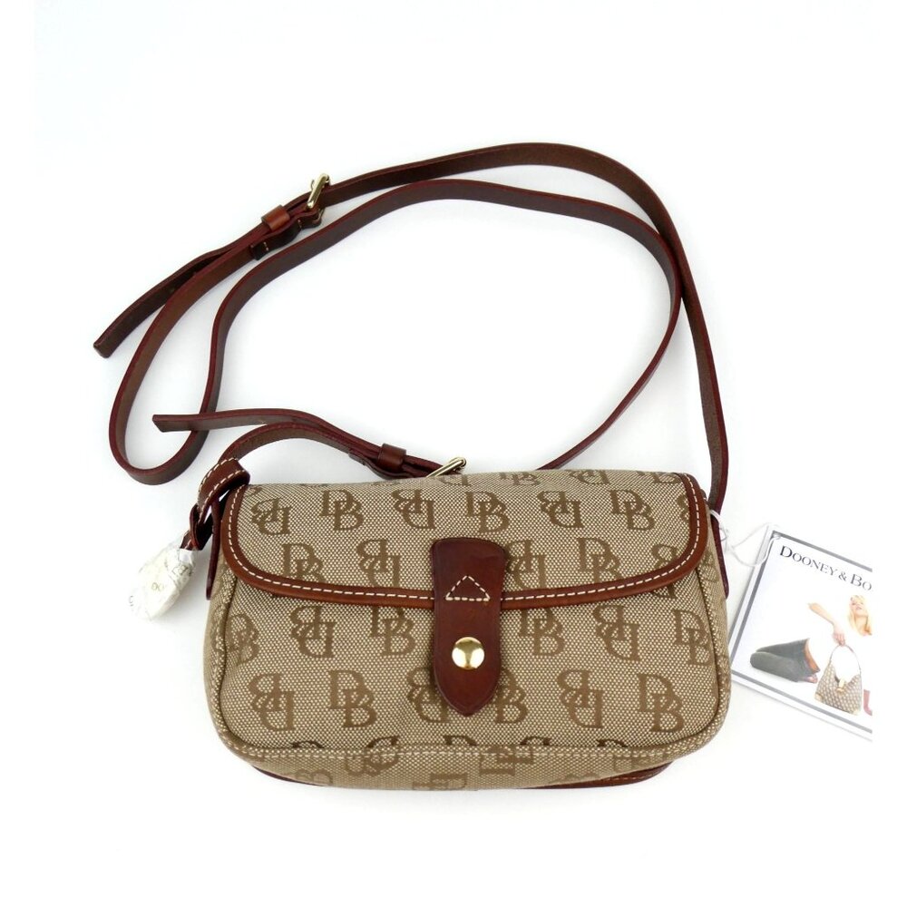 Dooney & Bourke Brown Amber Small East/West Crossbody Bag‎ HP362 WA